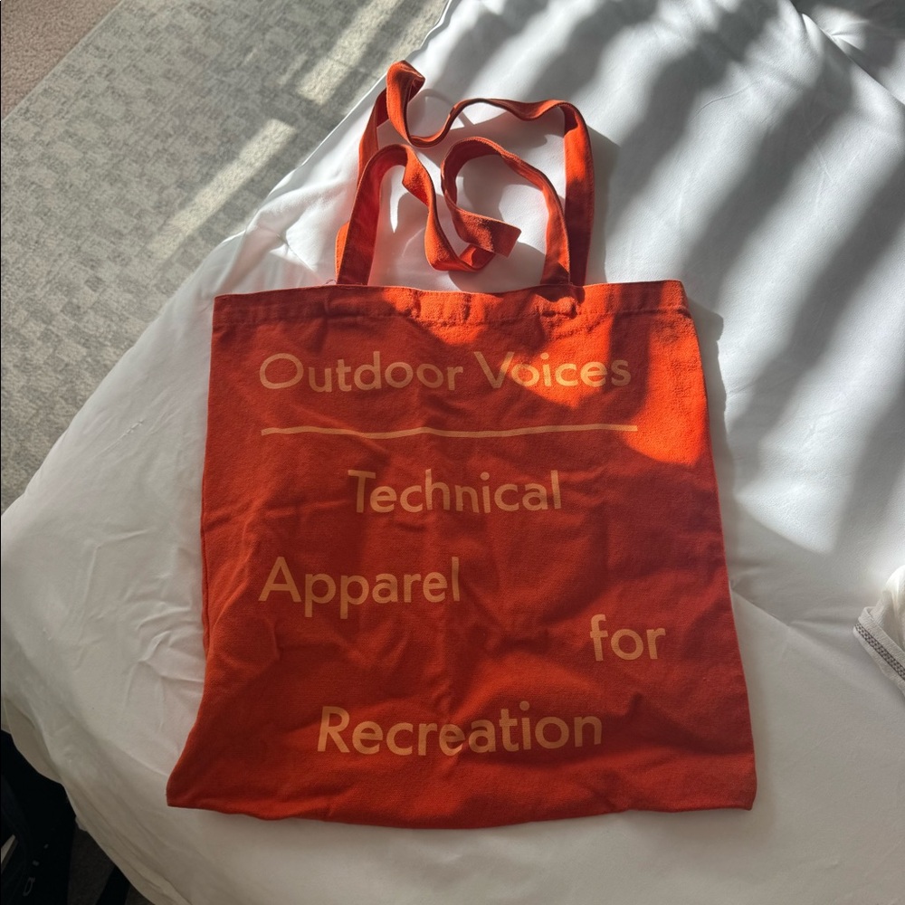 Outdoor voices bag